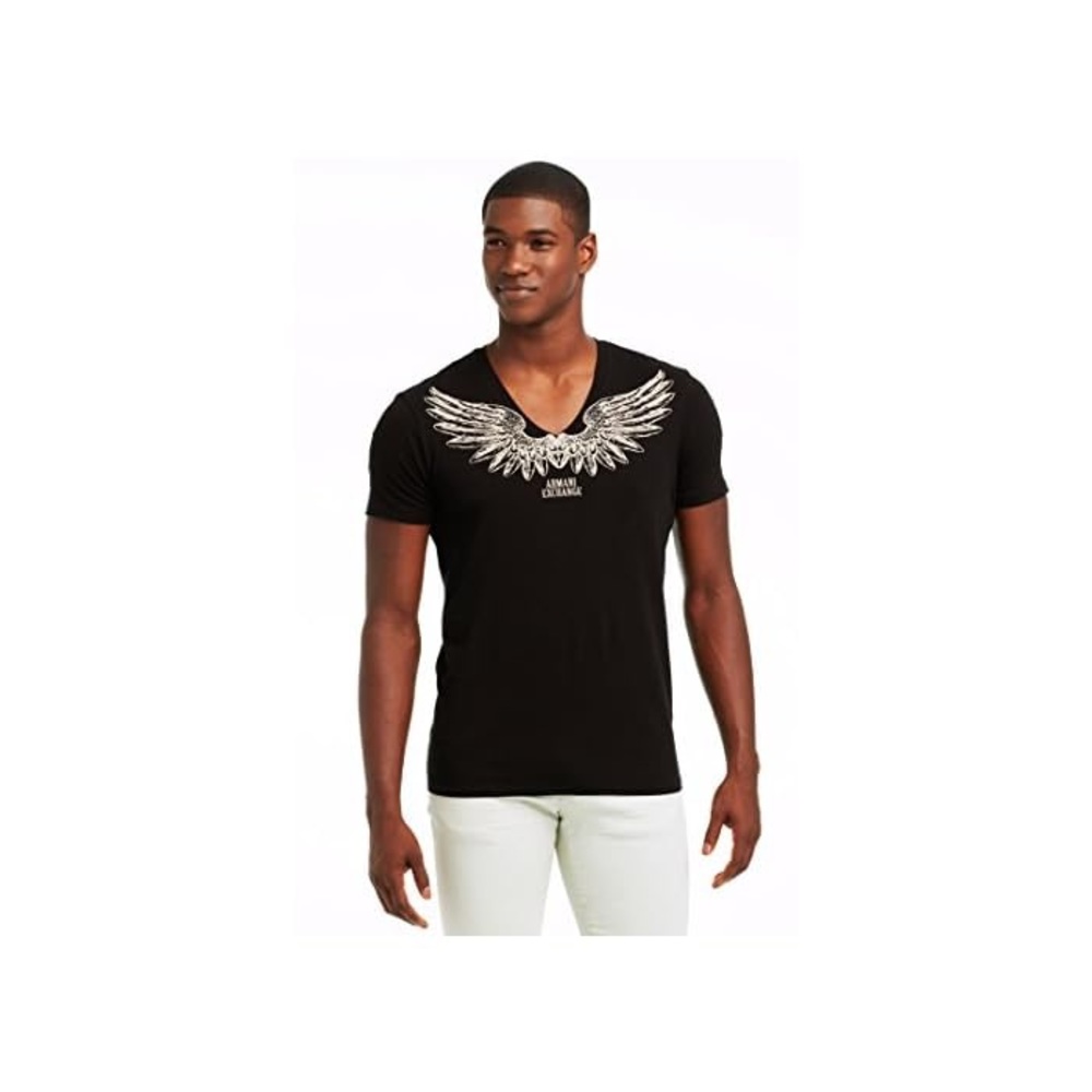 Armani Exchange Mens Wings Logo Tee - Size M